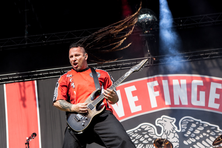 Five Finger Death Punch @ Rockavaria, picture 10, photographed by Dorien Goetschalckx - FrontView Magazine