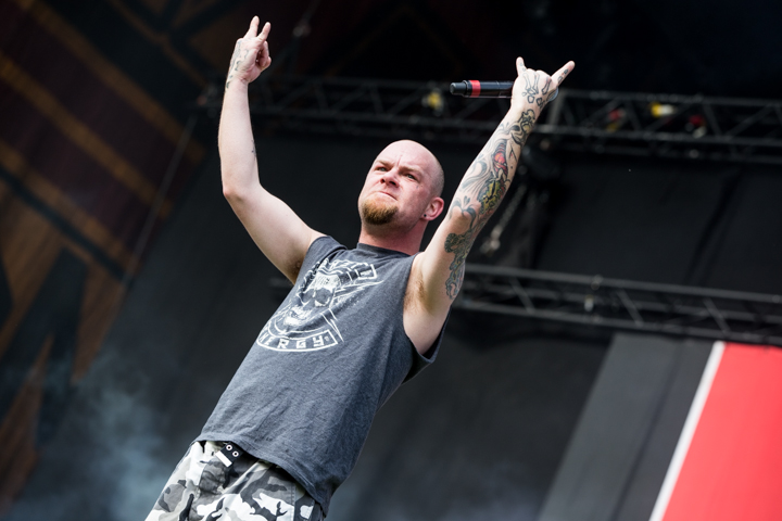 Five Finger Death Punch @ Rockavaria, picture 11, photographed by Dorien Goetschalckx - FrontView Magazine