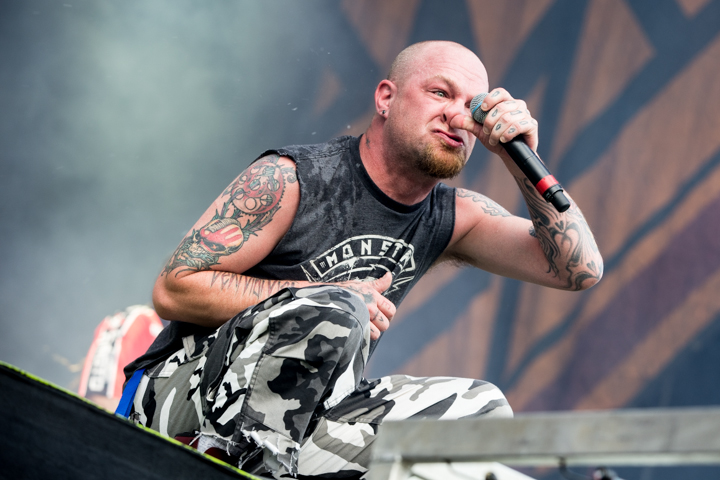 Five Finger Death Punch @ Rockavaria, picture 16, photographed by Dorien Goetschalckx - FrontView Magazine