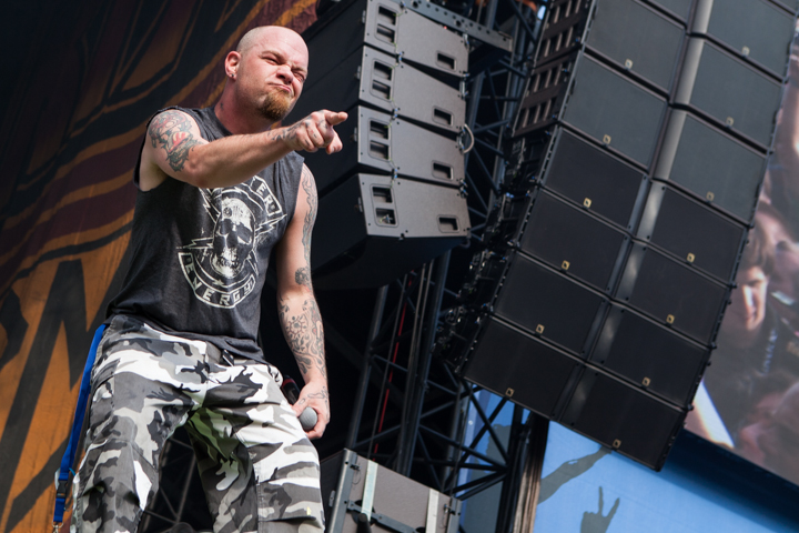 Five Finger Death Punch @ Rockavaria, picture 21, photographed by Dorien Goetschalckx - FrontView Magazine