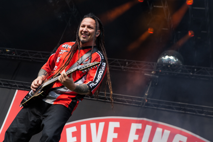 Five Finger Death Punch @ Rockavaria, picture 22, photographed by Dorien Goetschalckx - FrontView Magazine