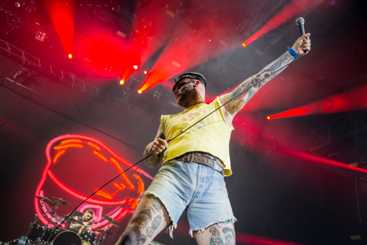 Turbonegro @ Rockavaria, foto 4, foto's door Dorien Goetschalckx - FrontView Magazine
