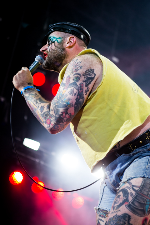 Turbonegro @ Rockavaria, foto 7, foto's door Dorien Goetschalckx - FrontView Magazine