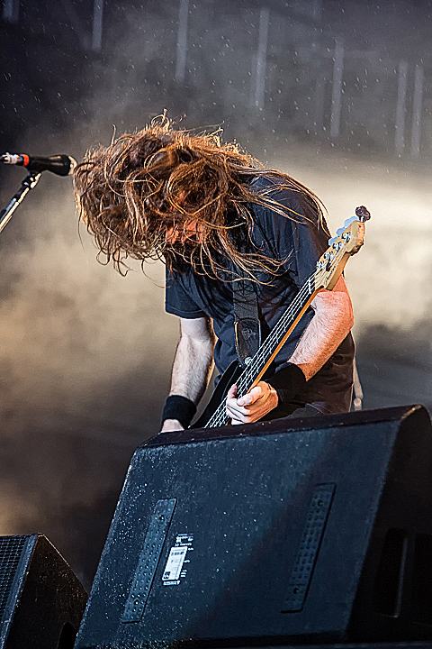 Airbourne @ Rock Im Revier 2015, foto 2, foto's door Edwin Houdevelt - FrontView Magazine