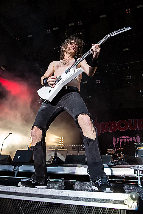 Airbourne @ Rock Im Revier 2015, foto 7, foto's door Edwin Houdevelt - FrontView Magazine