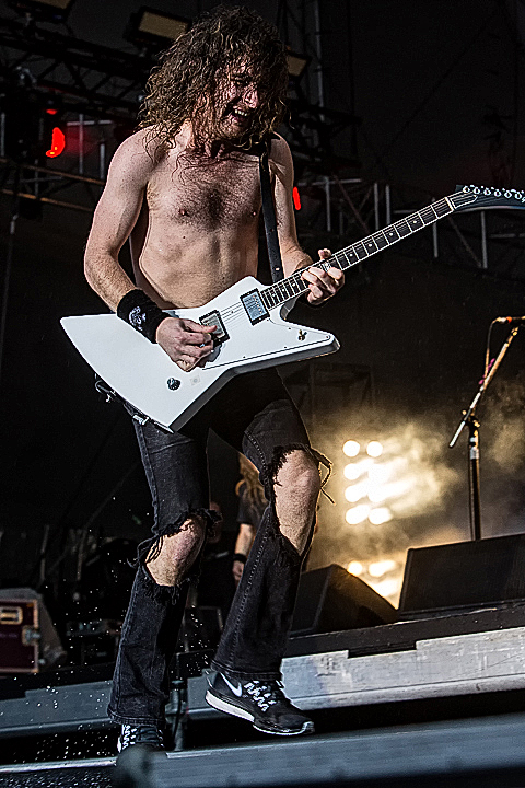 Airbourne @ Rock Im Revier 2015, foto 16, foto's door Edwin Houdevelt - FrontView Magazine