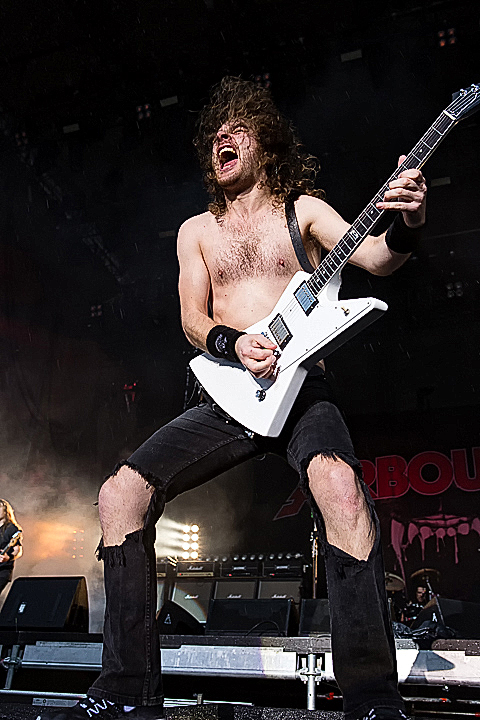 Airbourne @ Rock Im Revier 2015, foto 25, foto's door Edwin Houdevelt - FrontView Magazine