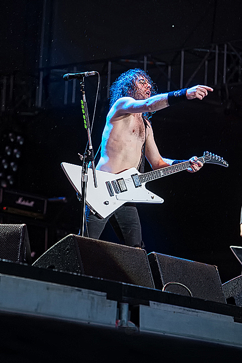 Airbourne @ Rock Im Revier 2015, foto 26, foto's door Edwin Houdevelt - FrontView Magazine