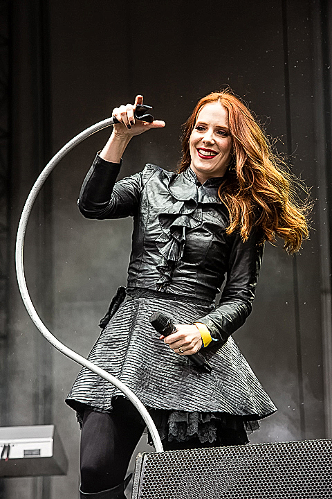 Epica @ Rock Im Revier 2015, foto 15, foto's door Edwin Houdevelt - FrontView Magazine