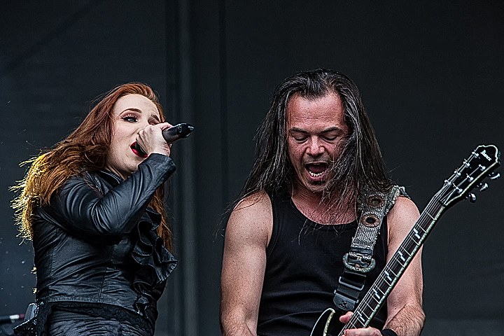 Epica @ Rock Im Revier 2015, foto 35, foto's door Edwin Houdevelt - FrontView Magazine
