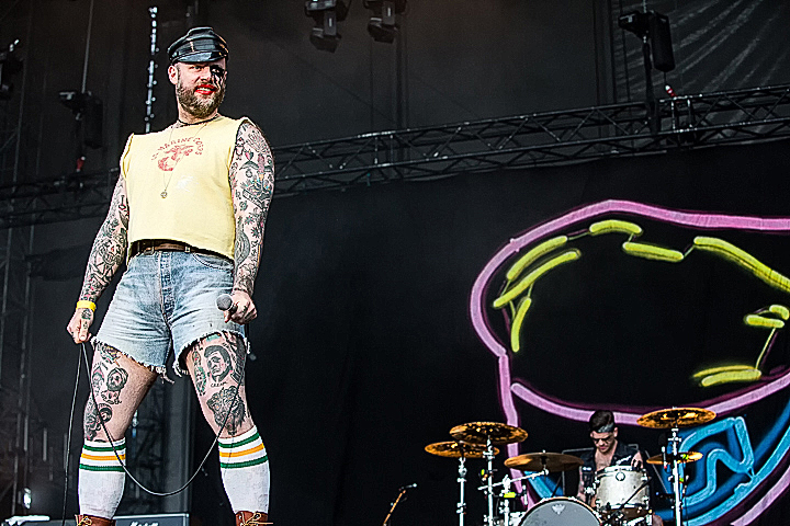 Turbonegro @ Rock Im Revier 2015, foto 3, foto's door Edwin Houdevelt - FrontView Magazine
