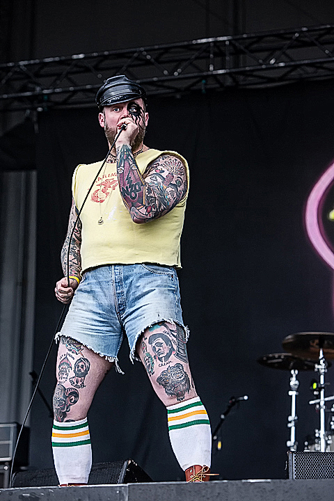 Turbonegro @ Rock Im Revier 2015, foto 4, foto's door Edwin Houdevelt - FrontView Magazine