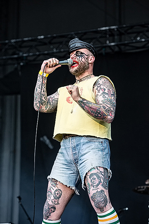 Turbonegro @ Rock Im Revier 2015, foto 5, foto's door Edwin Houdevelt - FrontView Magazine