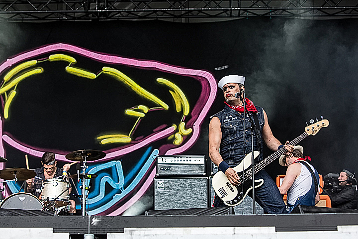 Turbonegro @ Rock Im Revier 2015, foto 7, foto's door Edwin Houdevelt - FrontView Magazine