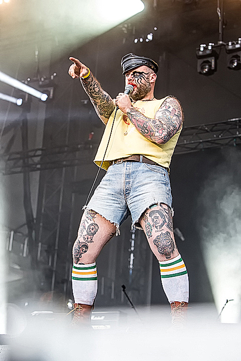 Turbonegro @ Rock Im Revier 2015, foto 11, foto's door Edwin Houdevelt - FrontView Magazine