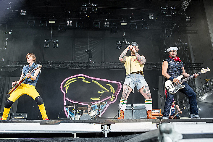 Turbonegro @ Rock Im Revier 2015, foto 13, foto's door Edwin Houdevelt - FrontView Magazine