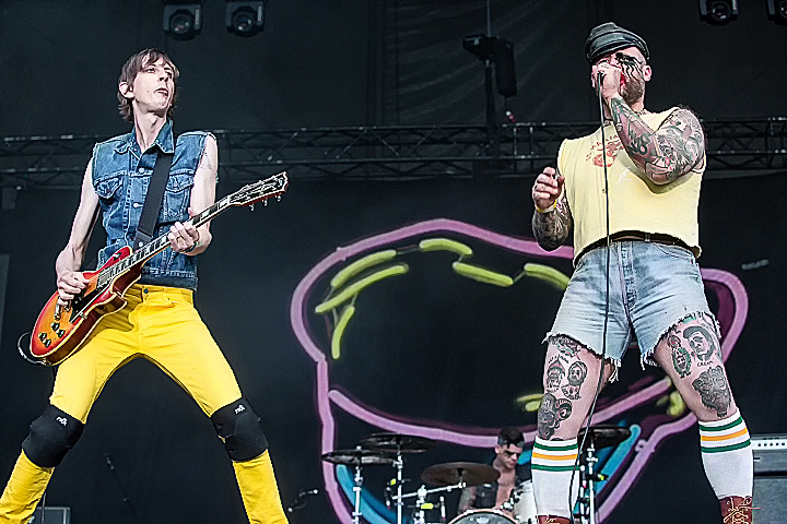 Turbonegro @ Rock Im Revier 2015, foto 14, foto's door Edwin Houdevelt - FrontView Magazine