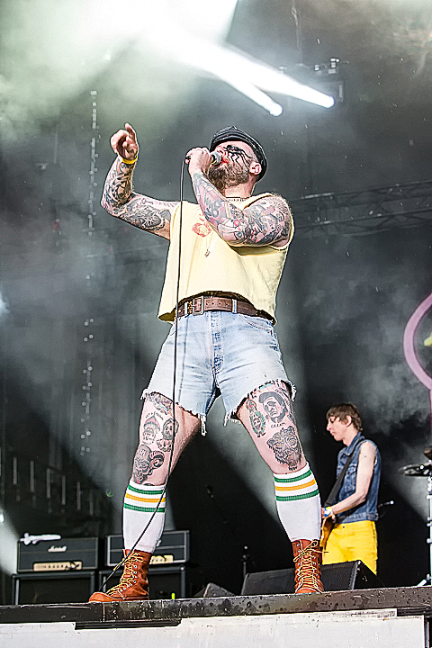 Turbonegro @ Rock Im Revier 2015, foto 17, foto's door Edwin Houdevelt - FrontView Magazine