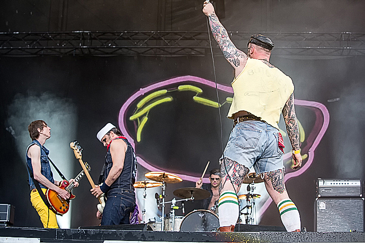 Turbonegro @ Rock Im Revier 2015, foto 18, foto's door Edwin Houdevelt - FrontView Magazine