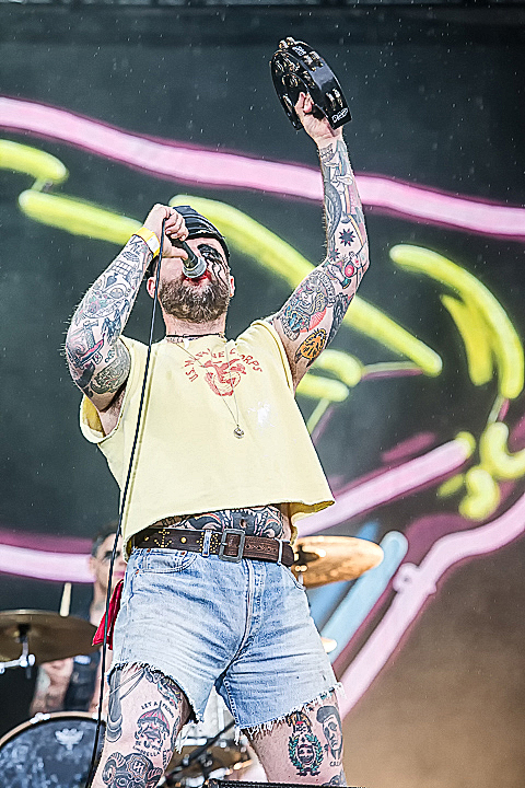 Turbonegro @ Rock Im Revier 2015, foto 24, foto's door Edwin Houdevelt - FrontView Magazine