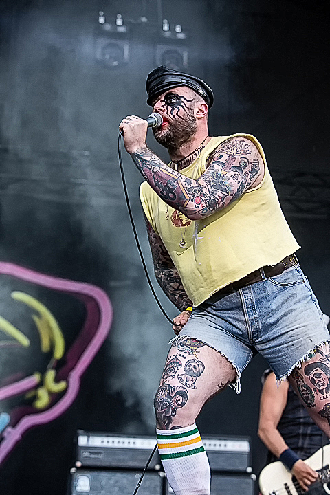 Turbonegro @ Rock Im Revier 2015, foto 25, foto's door Edwin Houdevelt - FrontView Magazine