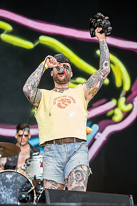 Turbonegro @ Rock Im Revier 2015, foto 27, foto's door Edwin Houdevelt - FrontView Magazine
