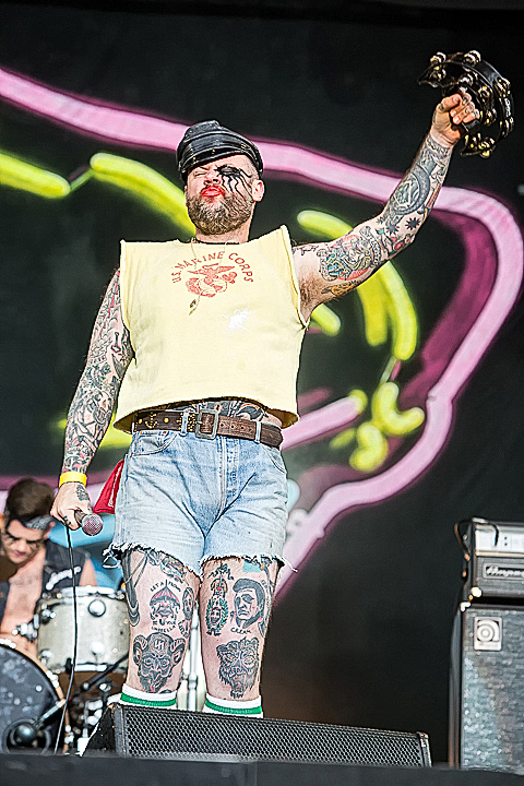 Turbonegro @ Rock Im Revier 2015, foto 28, foto's door Edwin Houdevelt - FrontView Magazine