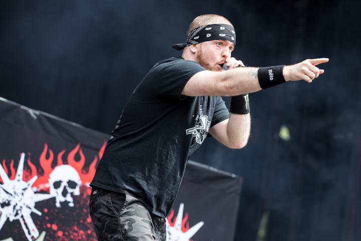Hatebreed @ Rockavaria, foto 6, foto's door Dorien Goetschalckx - FrontView Magazine