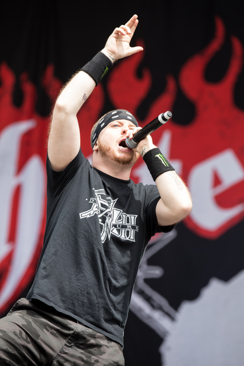 Hatebreed @ Rockavaria, foto 9, foto's door Dorien Goetschalckx - FrontView Magazine
