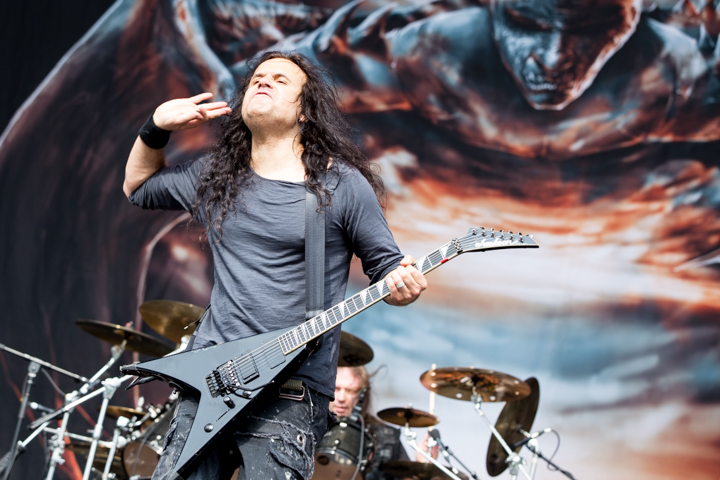 Kreator @ Rockavaria, foto 10, foto's door Dorien Goetschalckx - FrontView Magazine