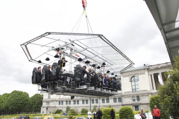 BV Dinner in The Sky @ Brussel, picture 81, photographed by Bart Baevegems - FrontView Magazine