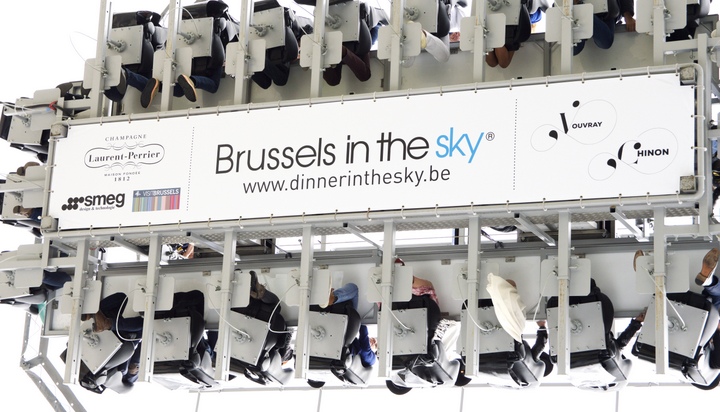 BV Dinner in The Sky @ Brussel, picture 83, photographed by Bart Baevegems - FrontView Magazine