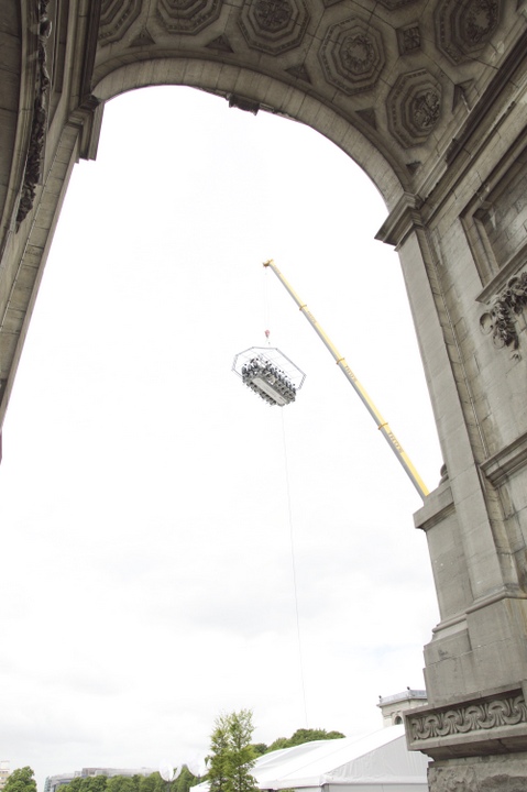 BV Dinner in The Sky @ Brussel, picture 86, photographed by Bart Baevegems - FrontView Magazine