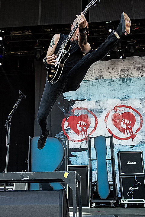 Rise Against @ Rock Am Ring 2015, foto 2, foto's door Edwin Houdevelt - FrontView Magazine