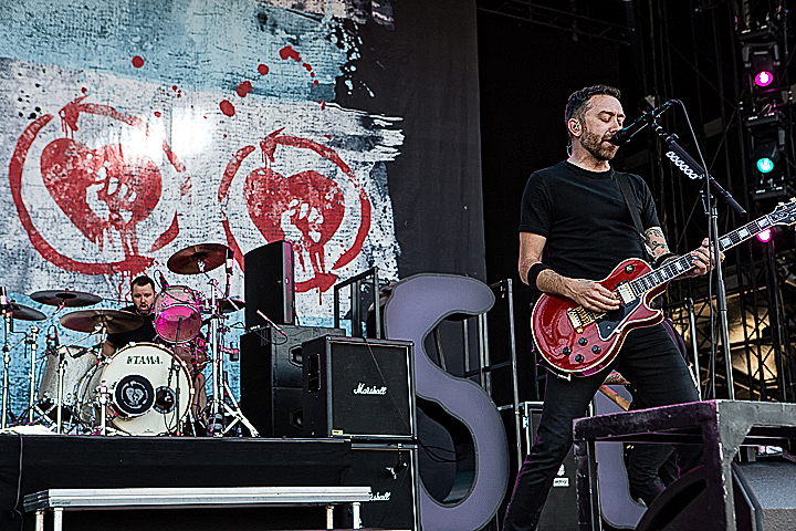 Rise Against @ Rock Am Ring 2015, foto 3, foto's door Edwin Houdevelt - FrontView Magazine