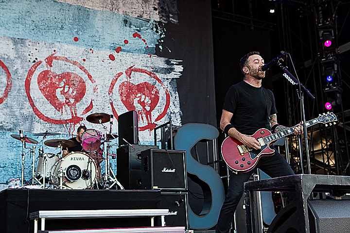 Rise Against @ Rock Am Ring 2015, foto 4, foto's door Edwin Houdevelt - FrontView Magazine