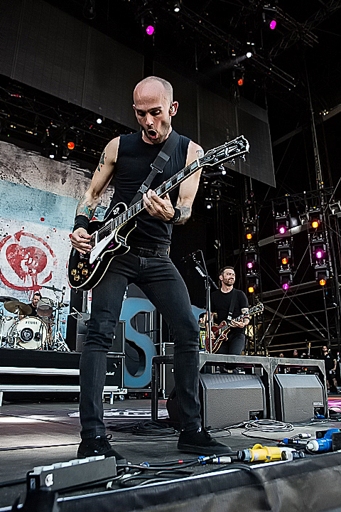 Rise Against @ Rock Am Ring 2015, foto 7, foto's door Edwin Houdevelt - FrontView Magazine