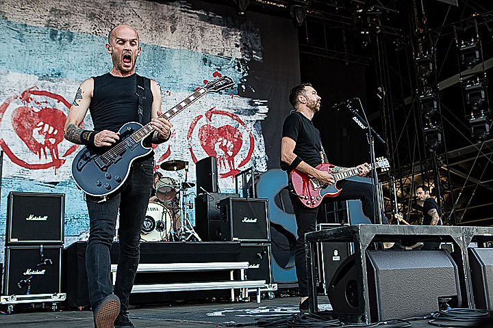Rise Against @ Rock Am Ring 2015, foto 16, foto's door Edwin Houdevelt - FrontView Magazine