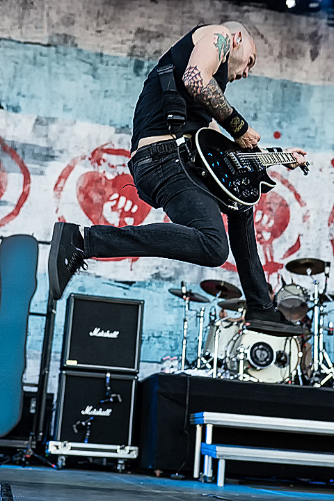 Rise Against @ Rock Am Ring 2015, foto 17, foto's door Edwin Houdevelt - FrontView Magazine