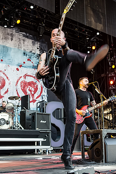 Rise Against @ Rock Am Ring 2015, foto 22, foto's door Edwin Houdevelt - FrontView Magazine
