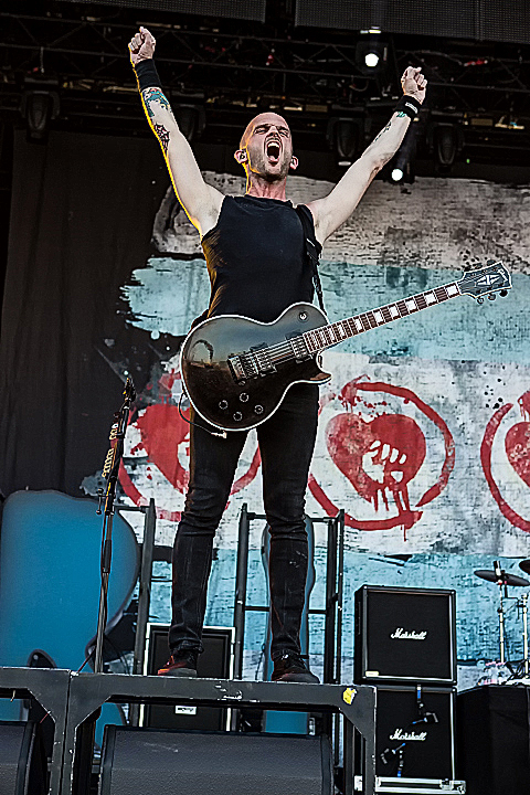Rise Against @ Rock Am Ring 2015, foto 23, foto's door Edwin Houdevelt - FrontView Magazine