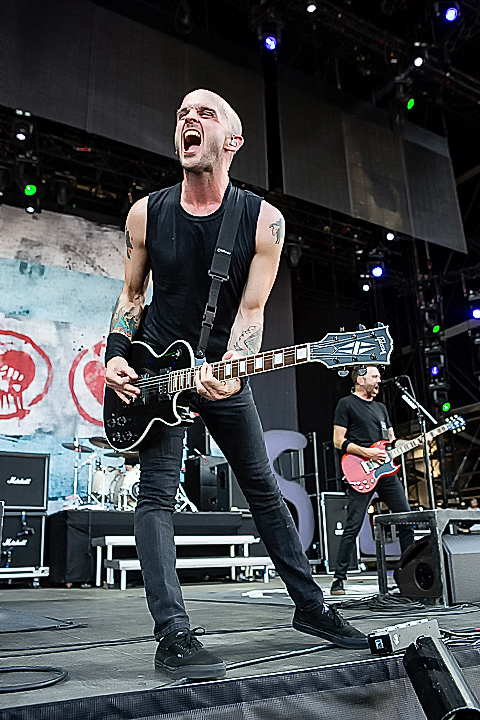 Rise Against @ Rock Am Ring 2015, foto 29, foto's door Edwin Houdevelt - FrontView Magazine