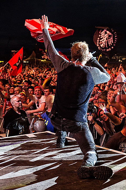 Die Toten Hosen @ Rock Am Ring 2015, foto 36, foto's door Edwin Houdevelt - FrontView Magazine