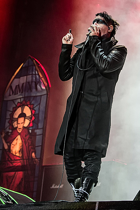 Marilyn Manson @ Rock Am Ring 2015, foto 8, foto's door Edwin Houdevelt - FrontView Magazine
