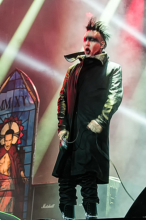 Marilyn Manson @ Rock Am Ring 2015, foto 9, foto's door Edwin Houdevelt - FrontView Magazine