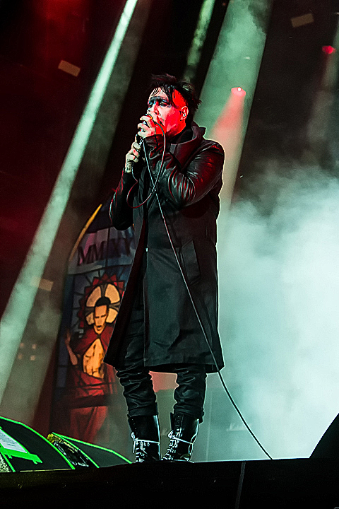 Marilyn Manson @ Rock Am Ring 2015, foto 10, foto's door Edwin Houdevelt - FrontView Magazine