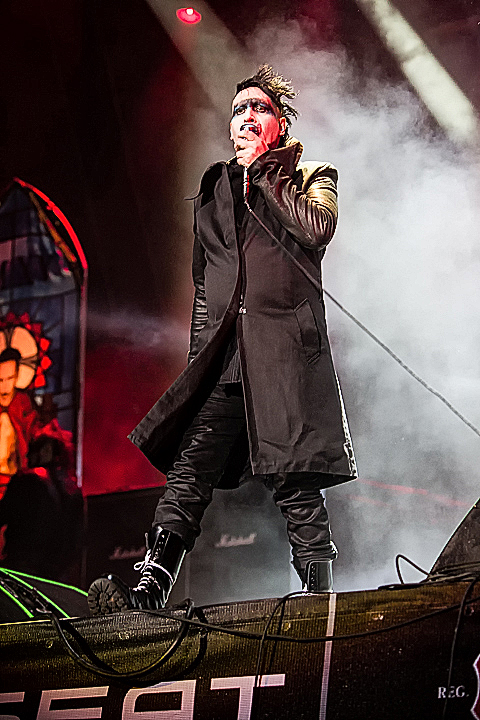 Marilyn Manson @ Rock Am Ring 2015, foto 26, foto's door Edwin Houdevelt - FrontView Magazine