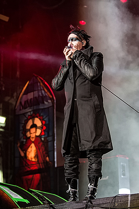 Marilyn Manson @ Rock Am Ring 2015, foto 27, foto's door Edwin Houdevelt - FrontView Magazine