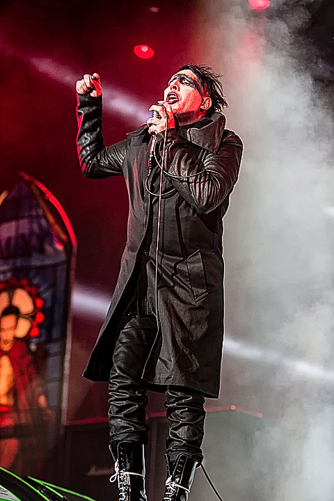 Marilyn Manson @ Rock Am Ring 2015, foto 31, foto's door Edwin Houdevelt - FrontView Magazine