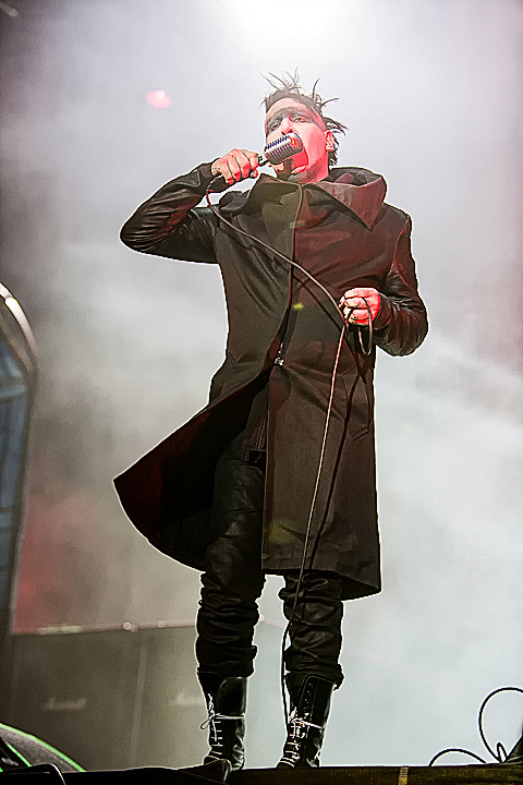 Marilyn Manson @ Rock Am Ring 2015, foto 36, foto's door Edwin Houdevelt - FrontView Magazine